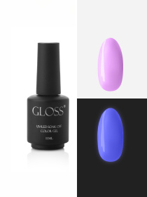 Люмінесцентний гель-лак Pastel Purple Elf, пастельний фіолетовий Elf GLOSS COMPANY модель 4823271410738 Фото