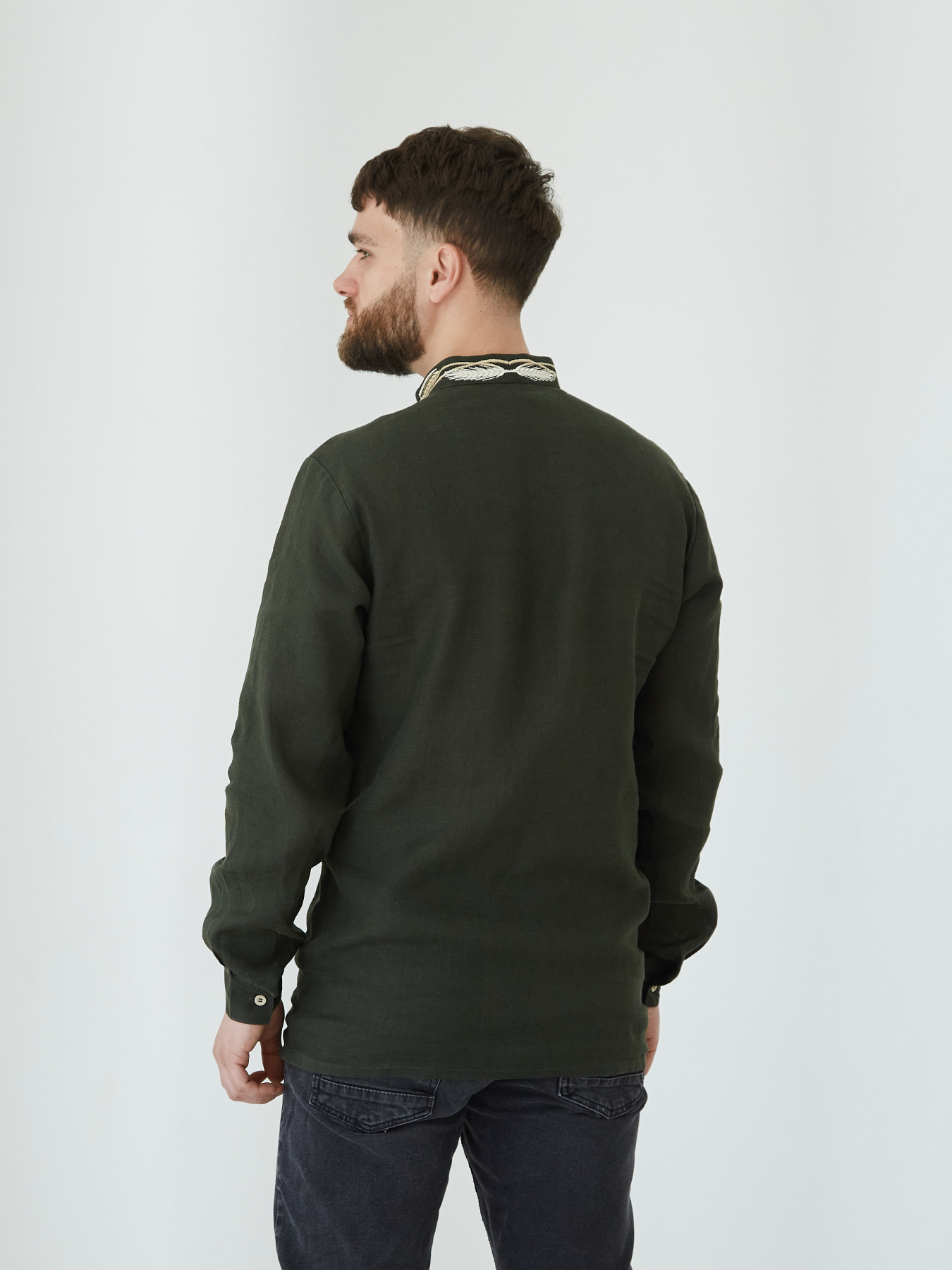 Вишиванки Едельвіка модель 93-24-00khaki Фото