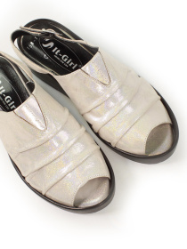 Босоніжки It-girl модель 158-1054-pudra-glitter Фото