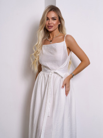Платья ISSA Plus модель 15145_молочный Фото