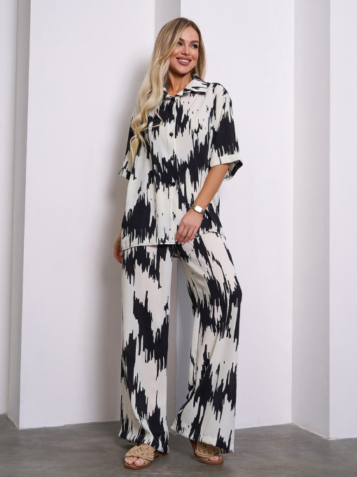 Костюмы ISSA Plus модель 15152_молочный Фото