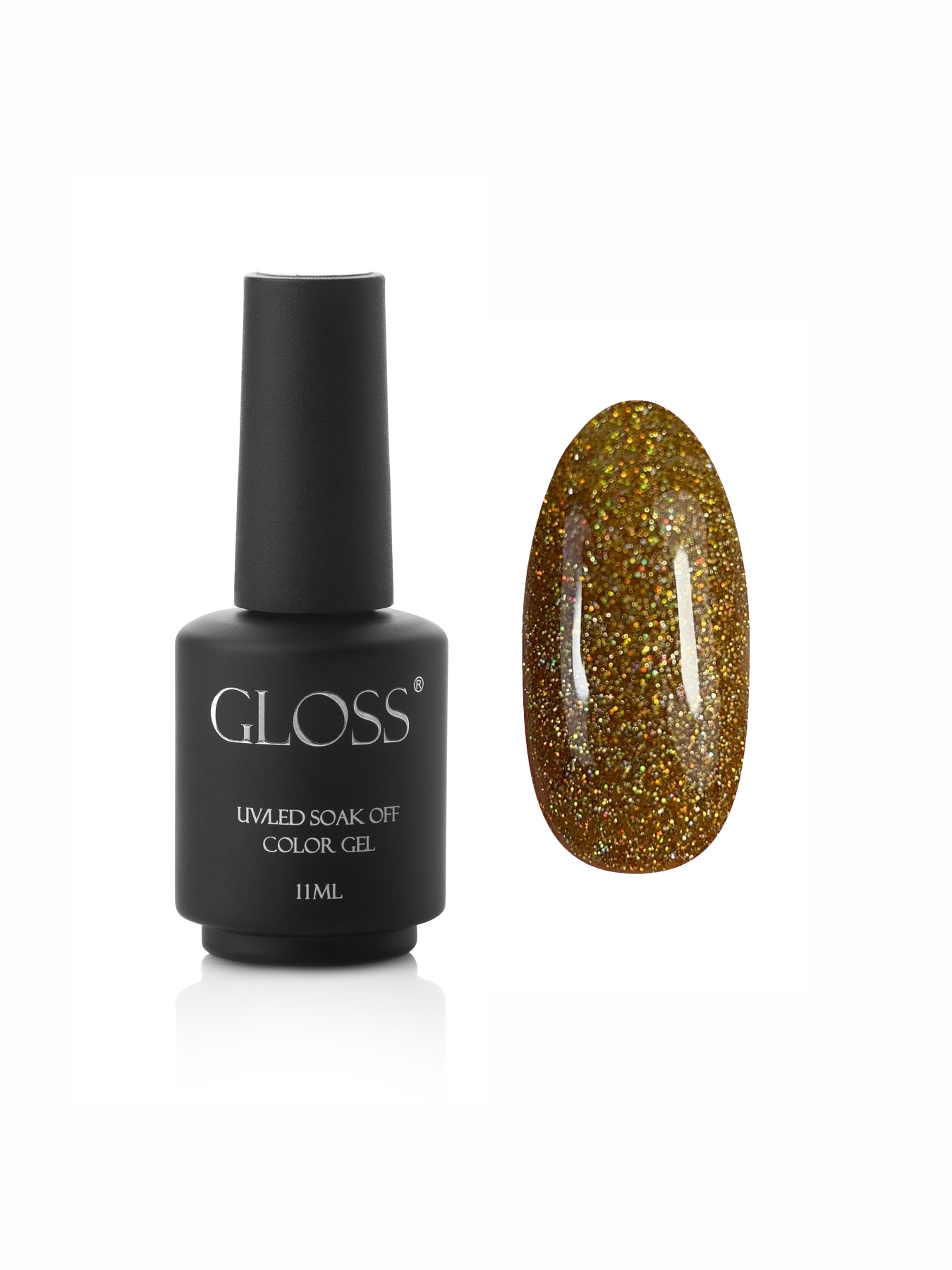 Гель-лак GLOSS Shine 400, золотисто-желтый с микроблеском Shine GLOSS COMPANY модель 4823271403051 Фото