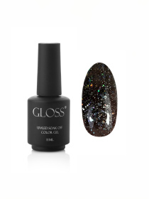 Гель-лак GLOSS Shine 413, черный, микроблеск и голографические блестки Shine GLOSS COMPANY модель 4823271401132 Гель-лак GLOSS Shine 413, черный, микроблеск и голографические блестки Shine GLOSS COMPANY модель 4823271401132 Фото