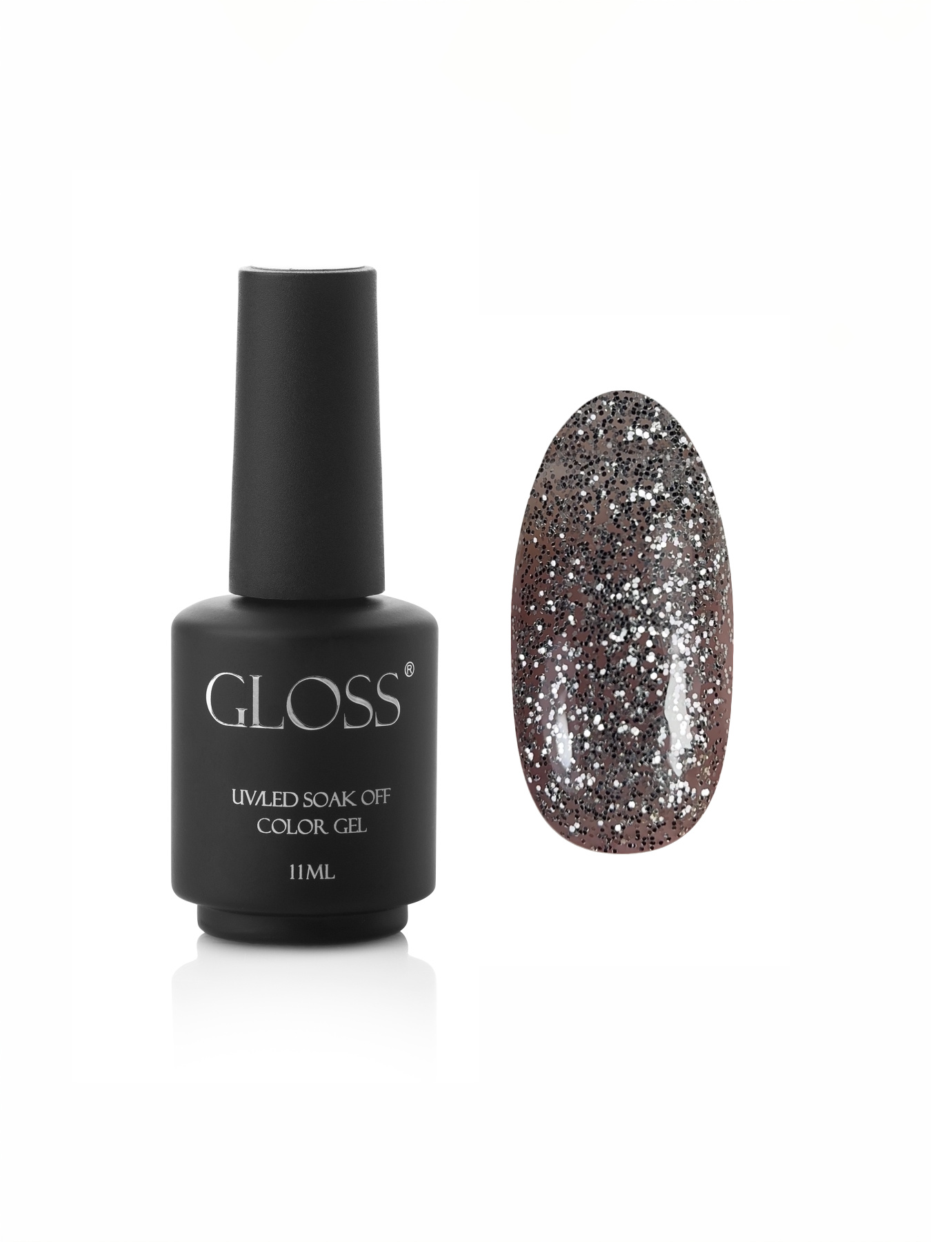 Гель-лак GLOSS Shine 416, серебристый с микроблеском Shine GLOSS COMPANY модель 4823271402498 Гель-лак GLOSS Shine 416, серебристый с микроблеском Shine GLOSS COMPANY модель 4823271402498 Фото