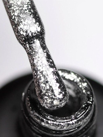 Гель-лак GLOSS Shine 424, серебристый с микроблеском Shine GLOSS COMPANY модель 4823271401002 Фото