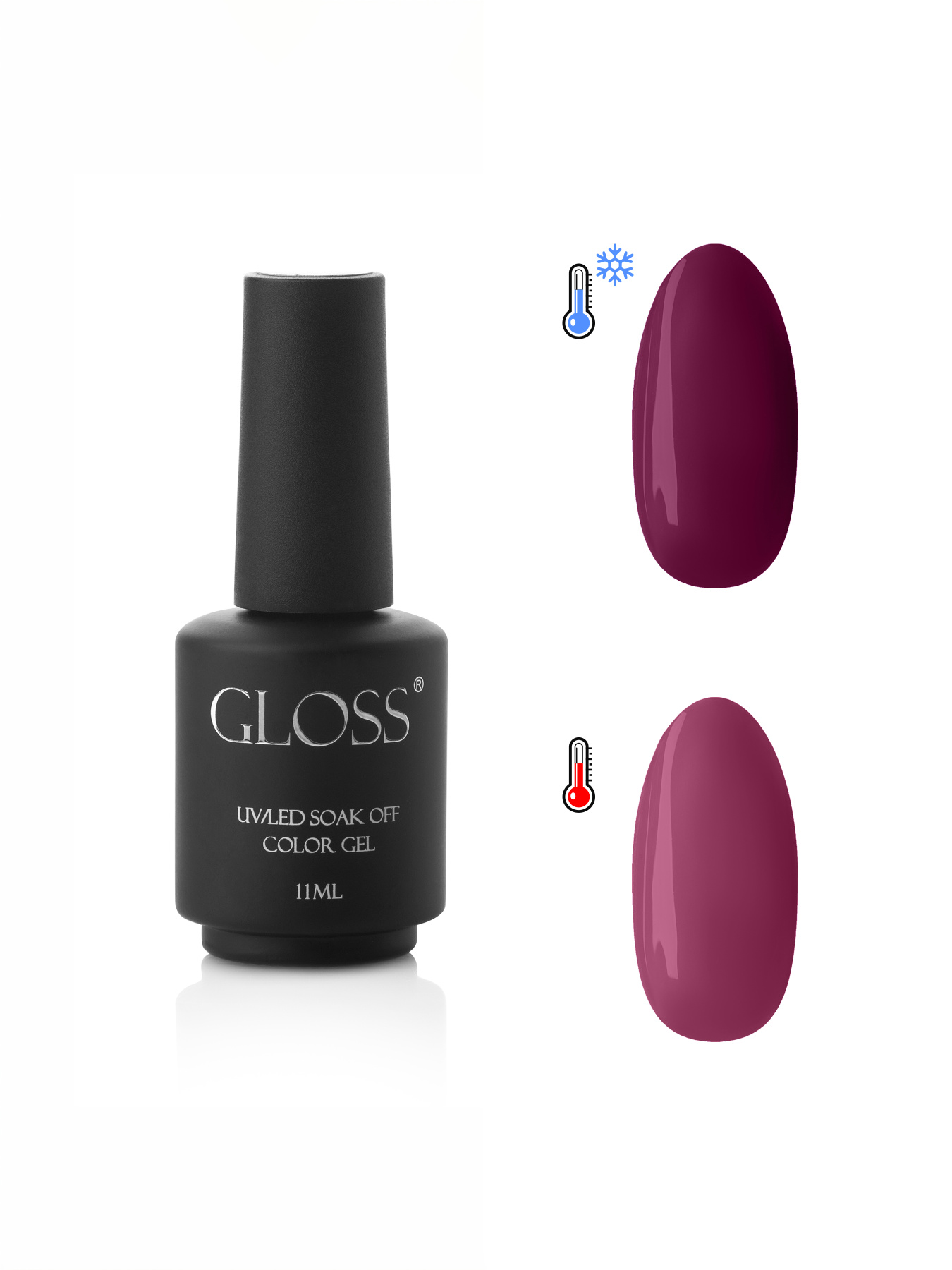 Гель-лак GLOSS Termo Alter Grape 804 Termo GLOSS COMPANY модель 4823271400661 Фото
