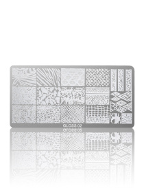 Пластина для стемпінгу GLOSS 02 Стемпінг GLOSS COMPANY модель 4823271409480 Фото