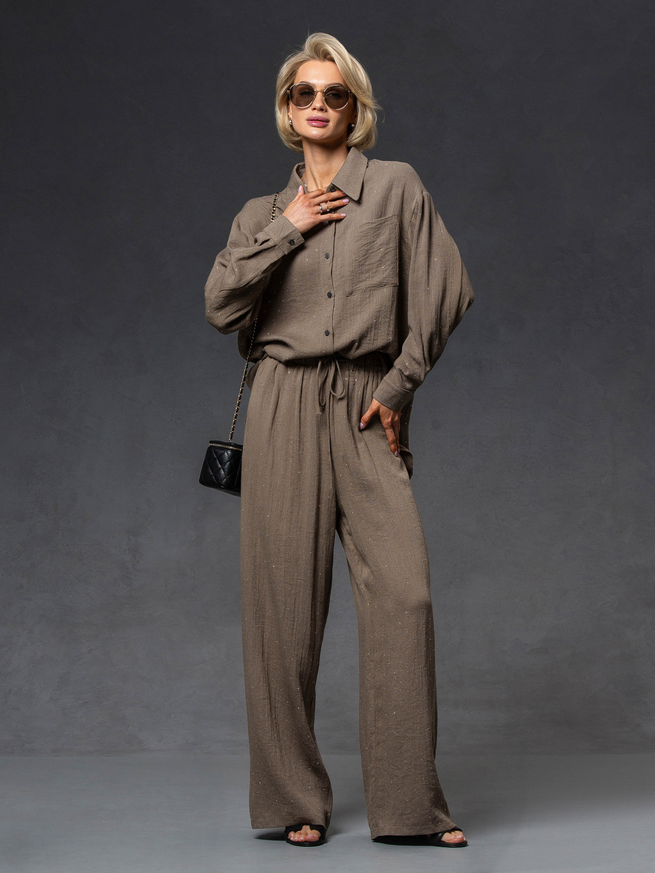 Костюмы VIVA WEAR модель 333-crystal-khaki Фото