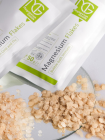 Саше 2в1 Магнієва сіль і піна для ванн Magnesium Flakes Bubble Bath IMMUNO Magnesium Goods модель 682075 Фото