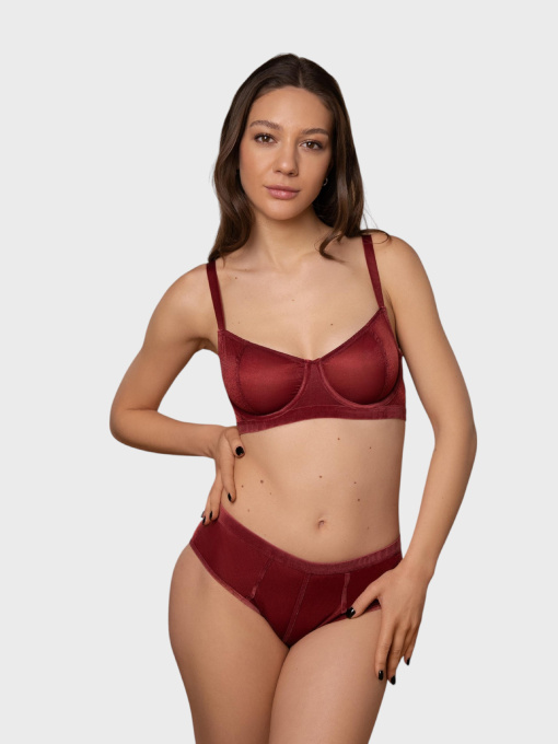 Нижнее белье Brabrabra модель SLZ27302311_burgundy Фото