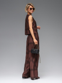 Костюмы VIVA WEAR модель 3808-jilet-choco Фото