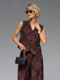Костюмы VIVA WEAR модель 3808-jilet-choco Фото