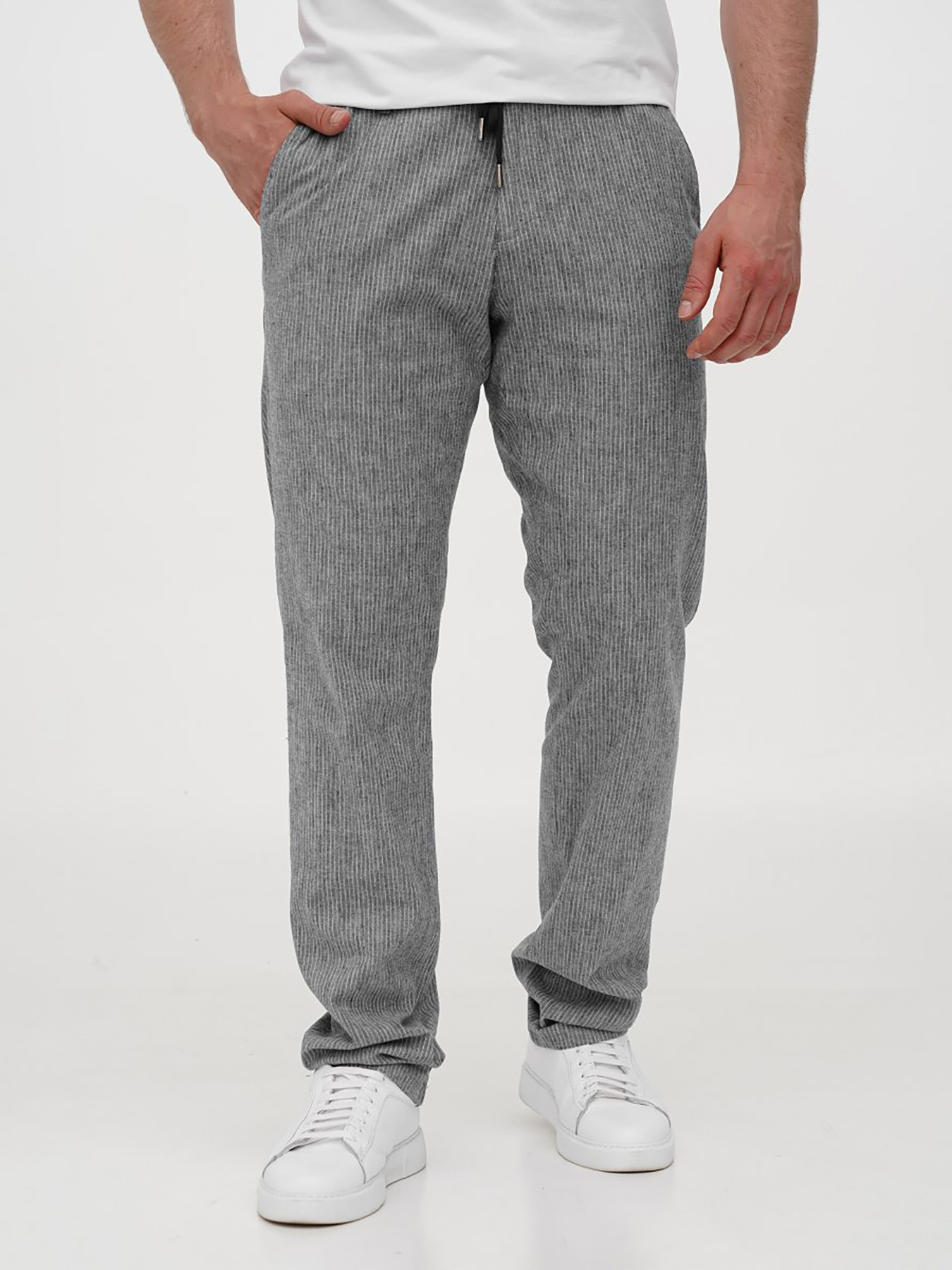 Штани Trend Collection модель TC12123GreyWhiteSHTN Фото