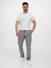 Штани Trend Collection модель TC12123GreyWhiteSHTN Фото