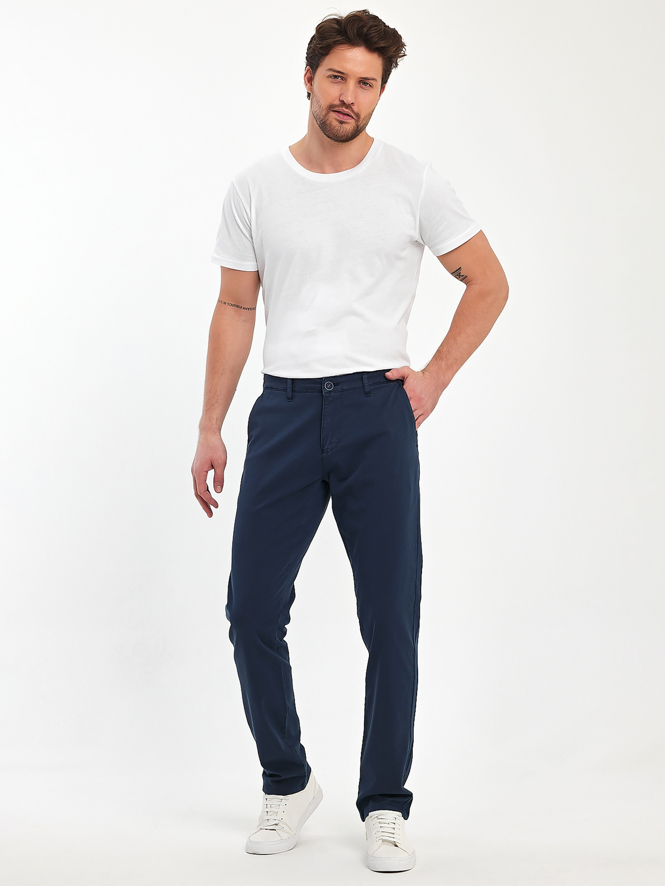 Брюки Trend Collection модель TC11317DarkBlueSHTN Фото