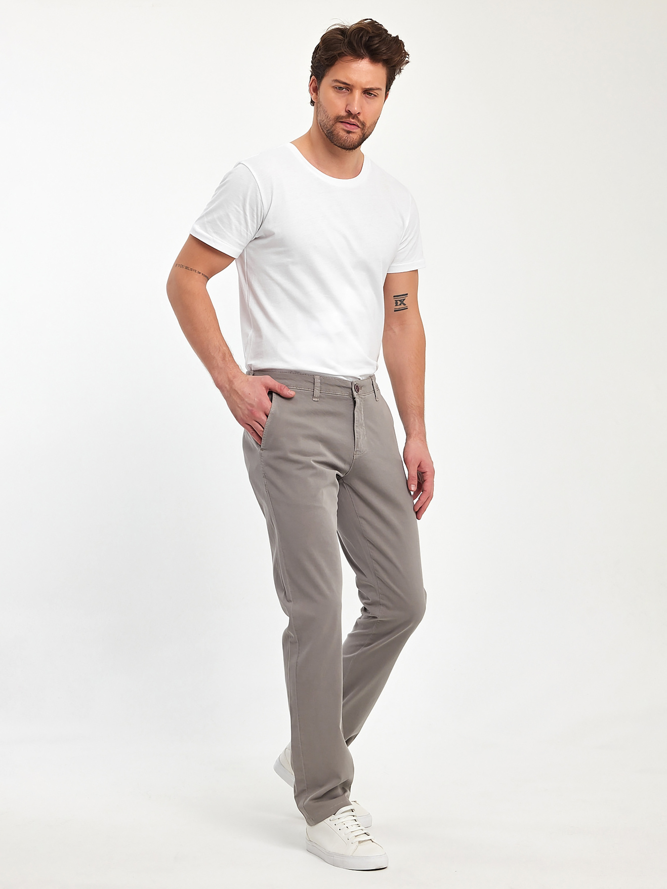 Брюки Trend Collection модель TC11316GreyBeigeSHTN Фото