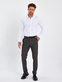 Брюки Trend Collection модель TC9011BrownSHTN Фото