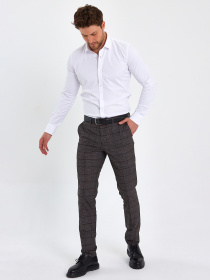 Брюки Trend Collection модель TC9011BrownSHTN Фото