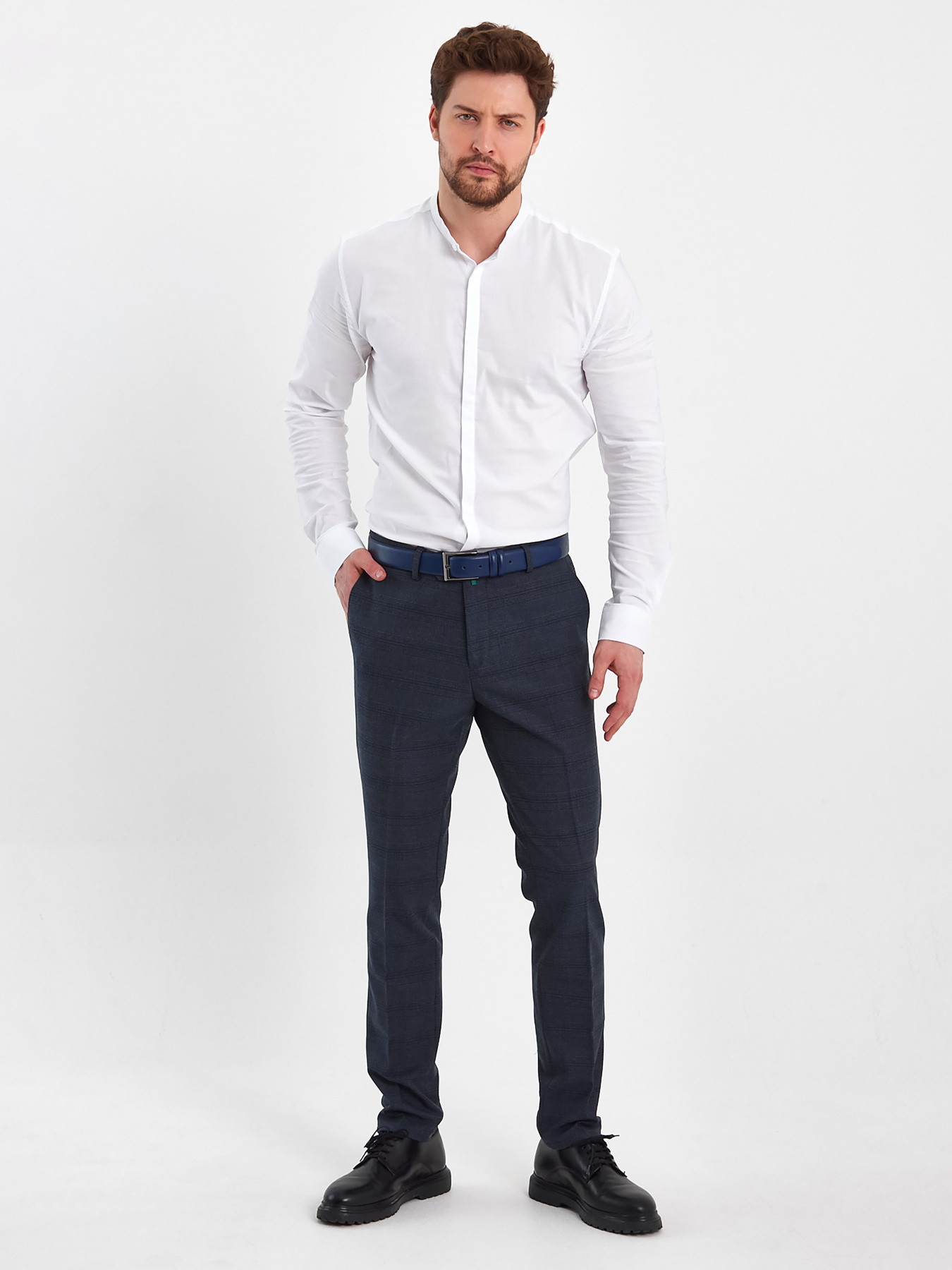 Брюки Trend Collection модель TC8352GreyBlueSHTN Фото