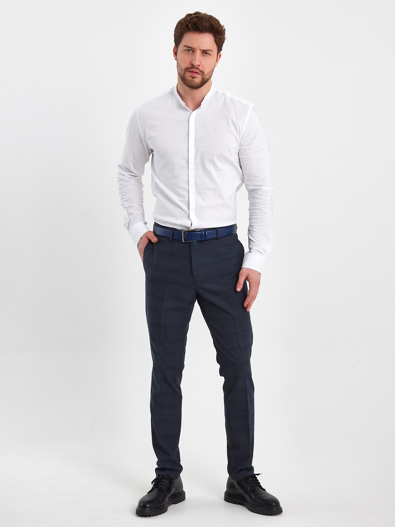 Брюки Trend Collection модель TC8352GreyBlueSHTN Фото