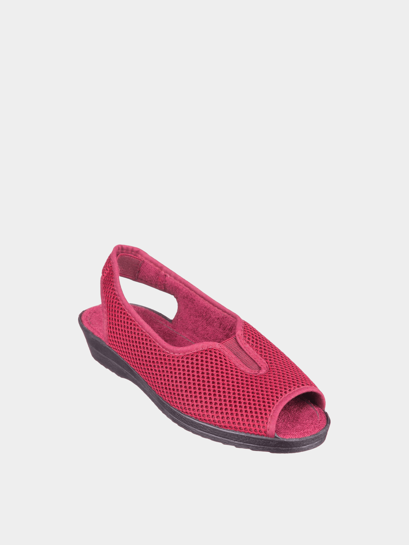 Босоніжки Casual модель 47209 bordo-ж-181 Фото