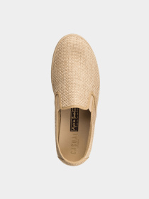 Сліпони та мокасини Casual модель Кеж-Q 7672 beige-м-191 Фото