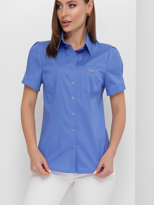 Сорочки MarSe модель marse-bluza-1879-sinij Фото