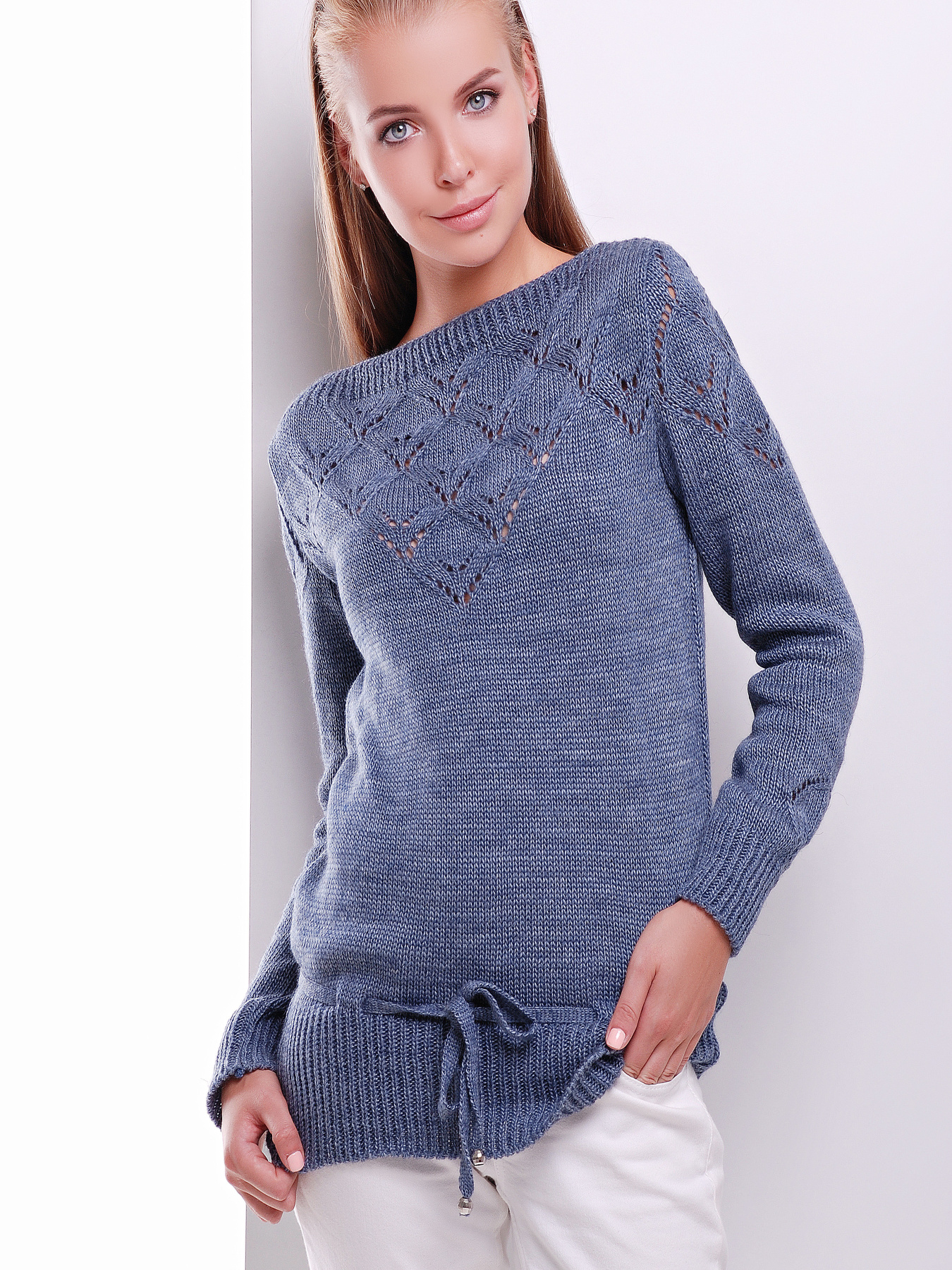 Свитры и кардиганы MarSe модель marse-sviter-20-svetlj-dzhins Фото