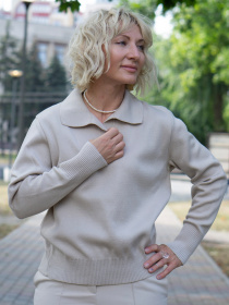 Свитры и кардиганы Nita модель dzhemper-polo-nita-zhemchug-n888-24 Фото