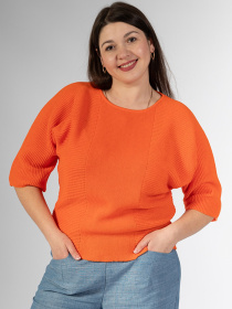 Свитры и кардиганы Nita модель dzhemper-nita-morkovnj-n696-24 Фото