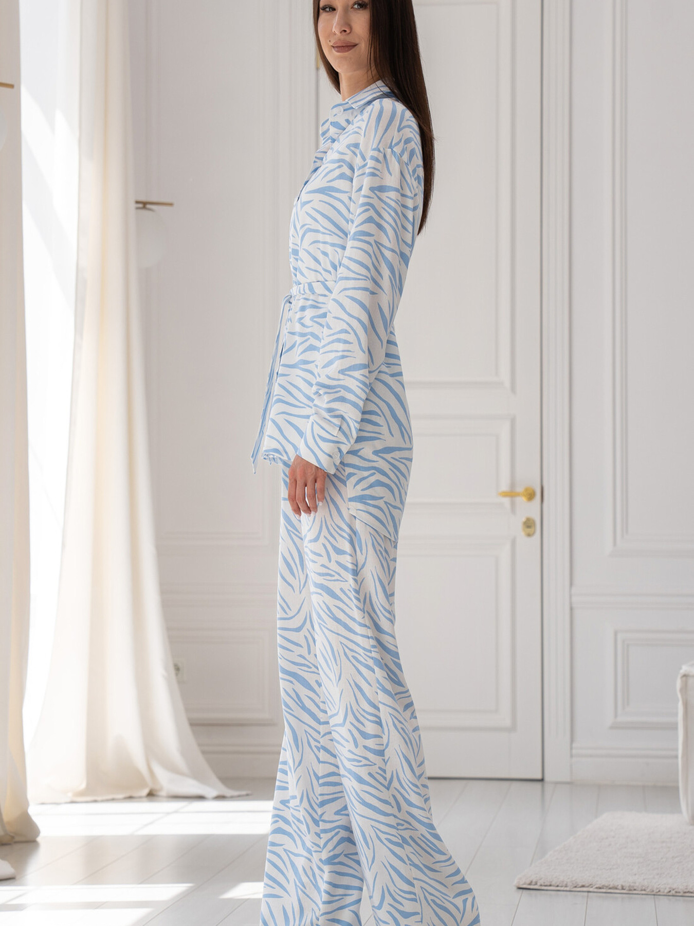 Штани RiMari модель 0624-blakitnij-print Фото
