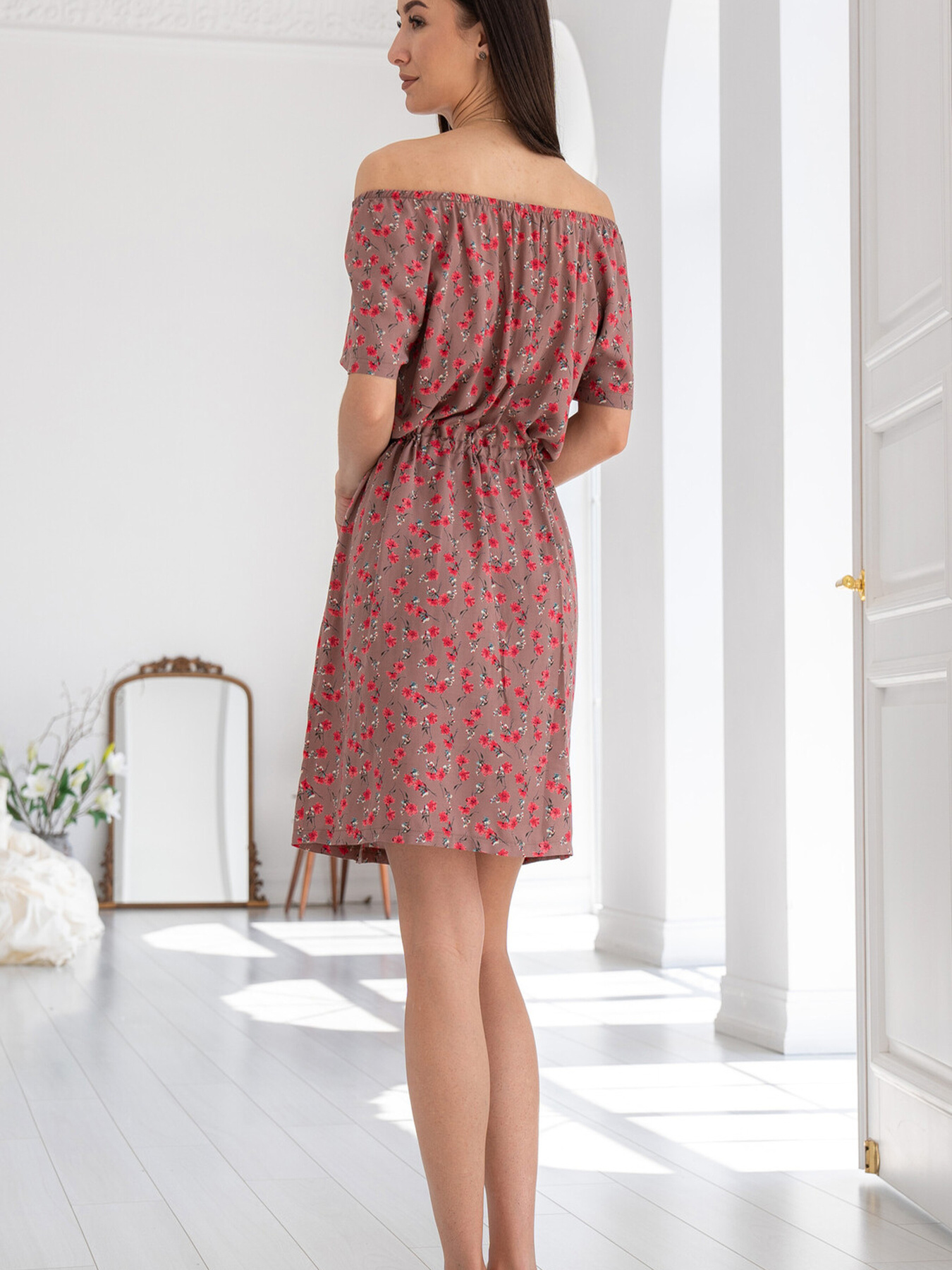 Сукні RiMari модель 0624-kapuchino-print Фото