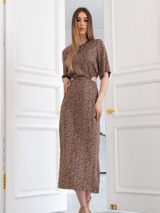 Сукні RiMari модель 02-kapuchino-print Фото