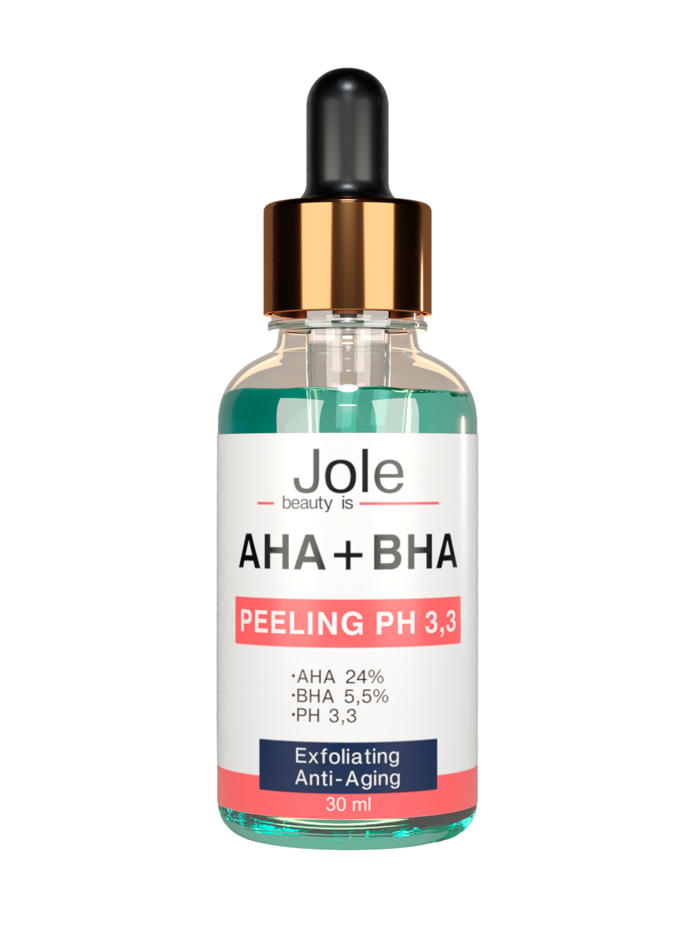 Пілінг для обличчя з комплексом AHA+BHA кислот, РН3,0 Jole модель jpcab30 Фото