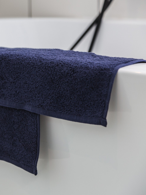 Комплект махрових серветок для рук 6 шт. Dark Blue Ecotton модель 23111 Фото