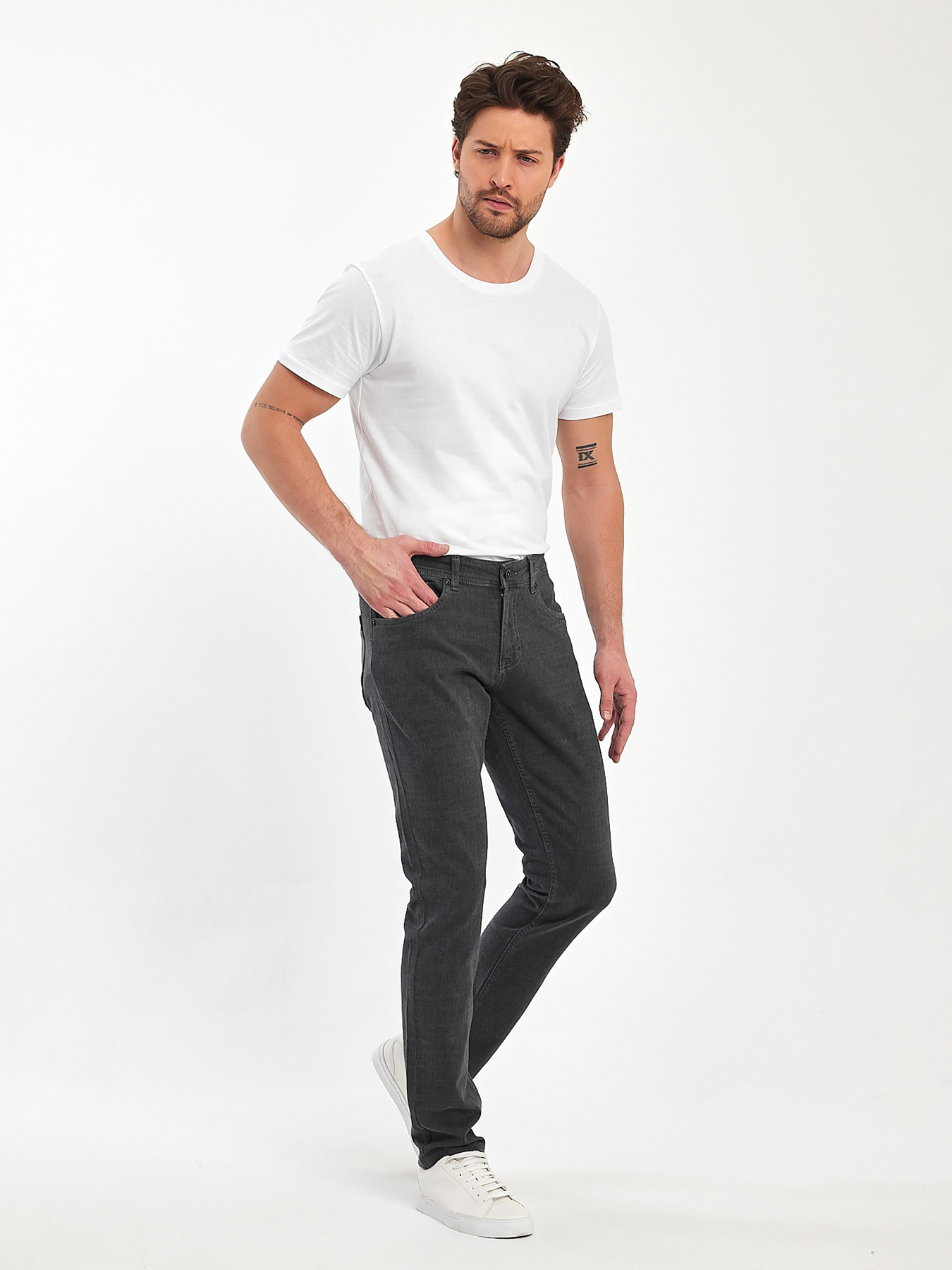 Джинсы Trend Collection модель TC10927BlackGreyDZHNS Фото