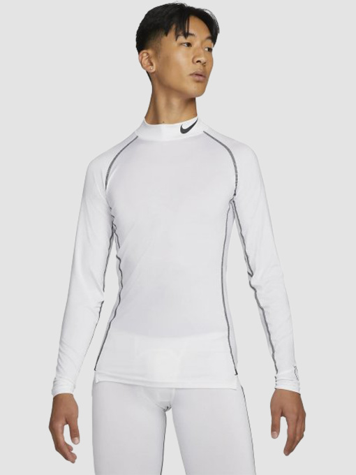 Худі та світшоти NIKE Pro Dri-Fit Mock Long-Sleeve Tight Top модель DD1986-100 Фото