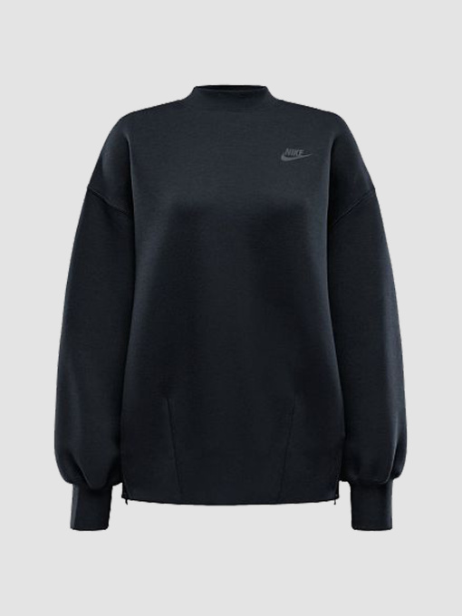 Худі та світшоти NIKE ech Fleece Oversized Crew Sweat модель FV8041-010 Фото