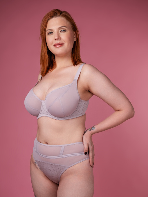 Нижня білизна Brabrabra модель SLZ24701011_grey-lilac Фото