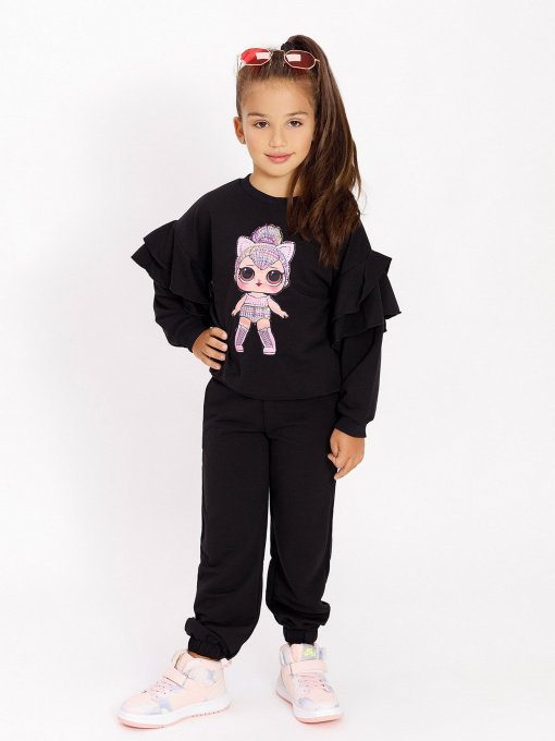 Костюми ISSA Plus модель CD-402_black Фото
