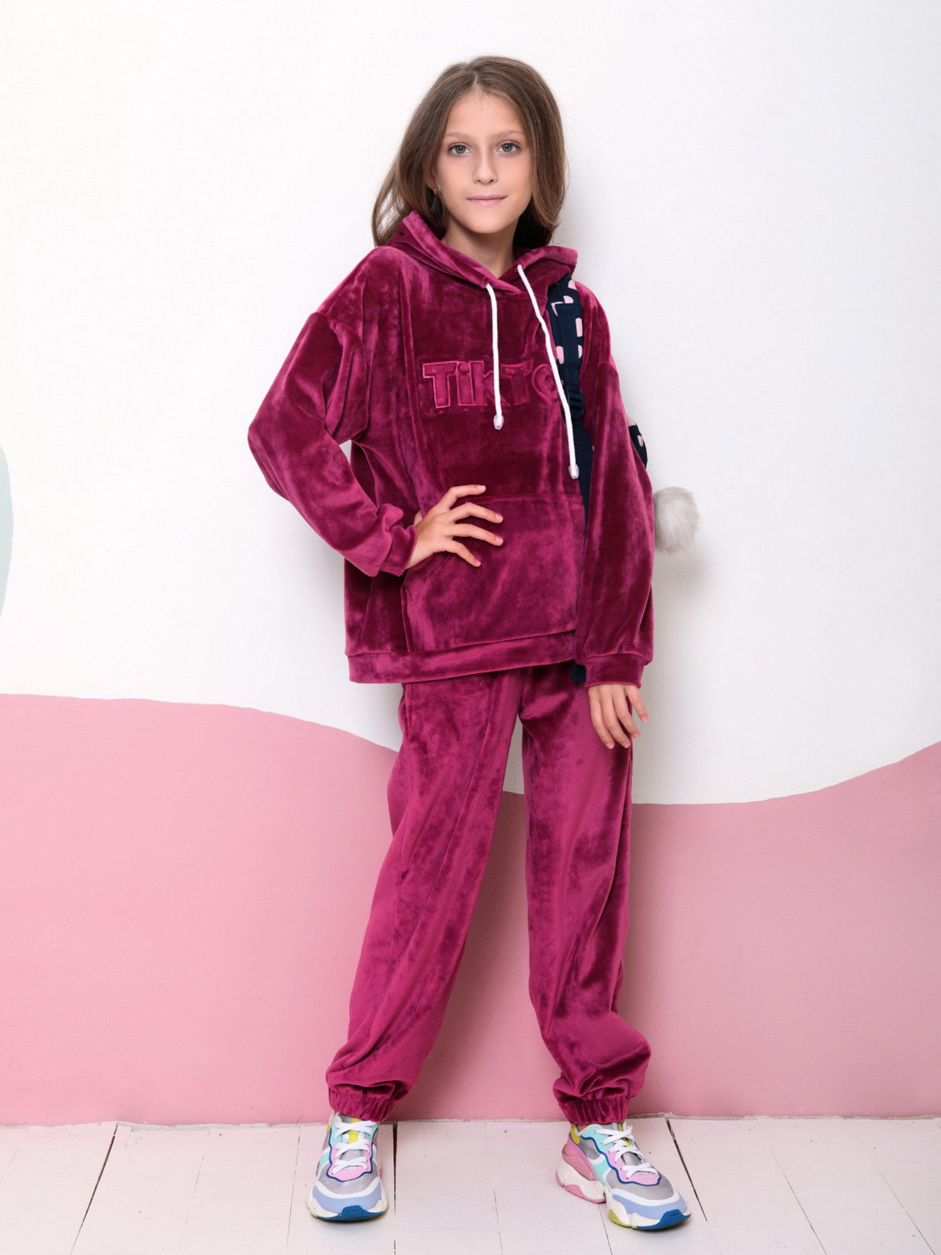 Костюми ISSA Plus модель CD-443_raspberry Фото