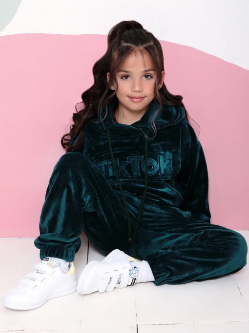 Костюми ISSA Plus модель CD-443_green Фото