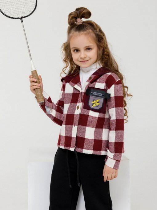 Рубашки ISSA Plus модель CD-427_burgundy Фото