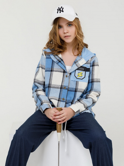 Рубашки ISSA Plus модель CD-427_blue Фото