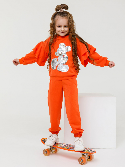 Костюми ISSA Plus модель CD-403_orange Фото