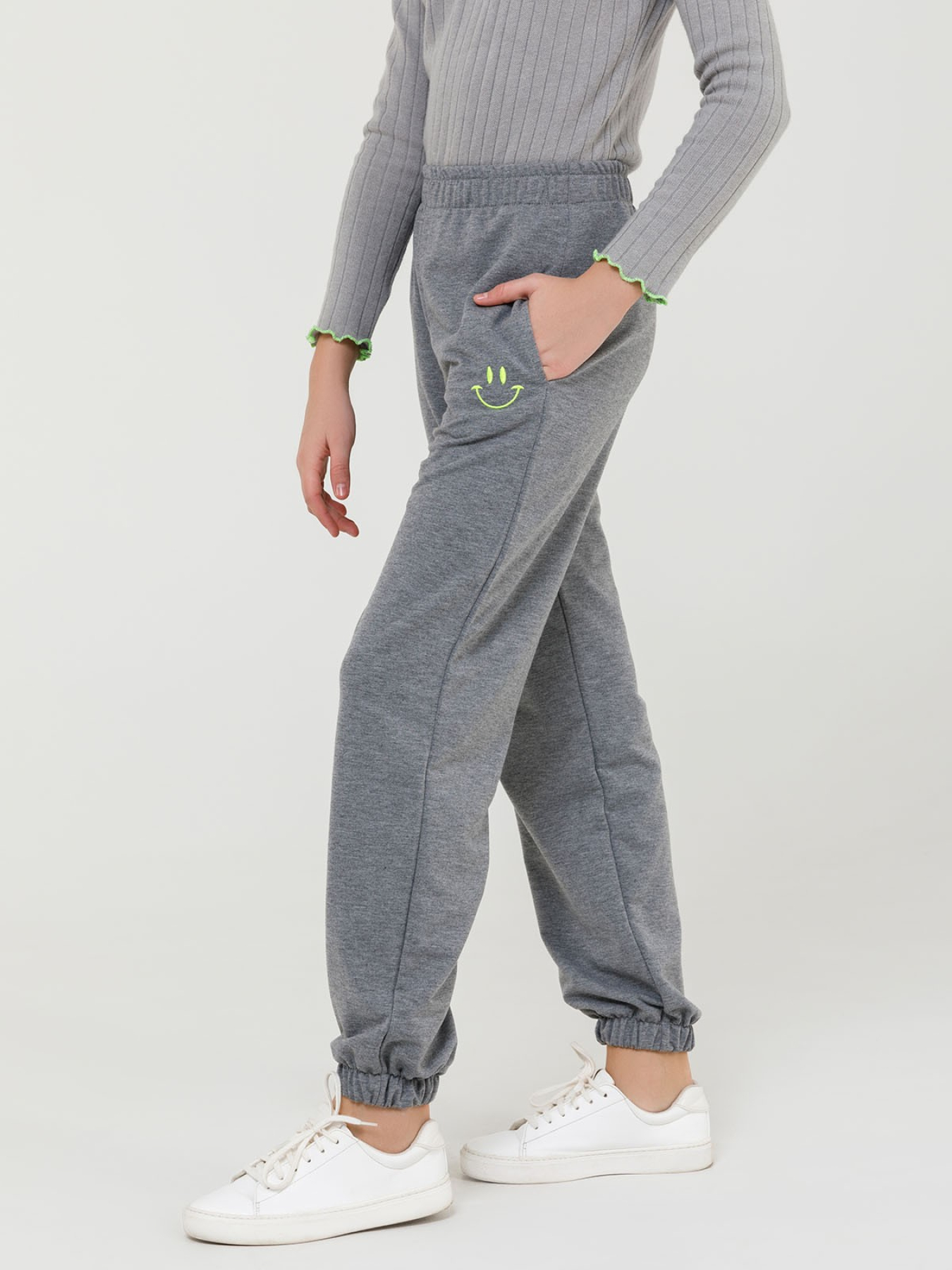 Штани ISSA Plus модель CD-418_grey Фото