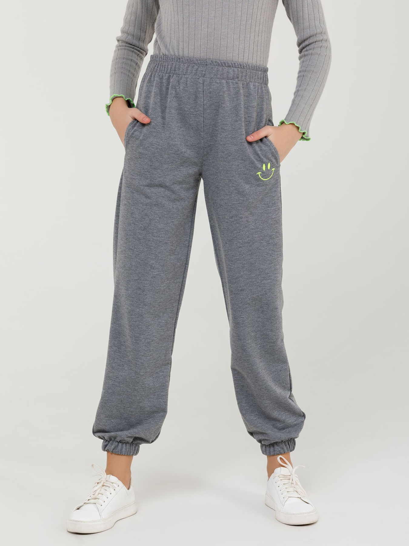 Штани ISSA Plus модель CD-418_grey Фото