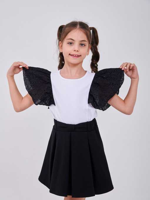 Сорочки SMIL модель smil_114042-belyj-s-cernym Фото