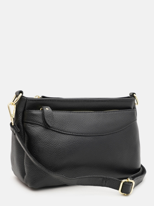 Сумки Borsa Leather модель K1651bl-black Фото