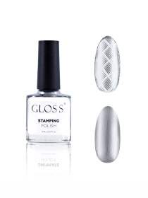 Лак для стемпинга GLOSS Stamping polish 04, серый перламутровый Лак для стемпінгу GLOSS COMPANY модель 4823271409701 Фото